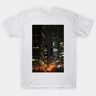 Downtown Toronto at night T-Shirt